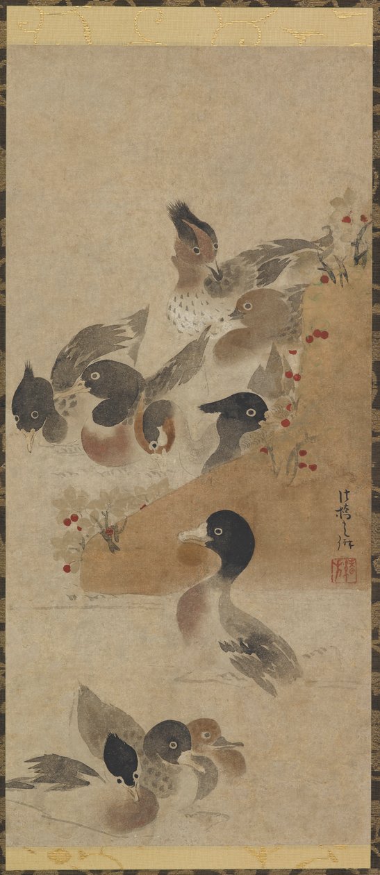 カモ 江戸時代・18世紀 作： 不明