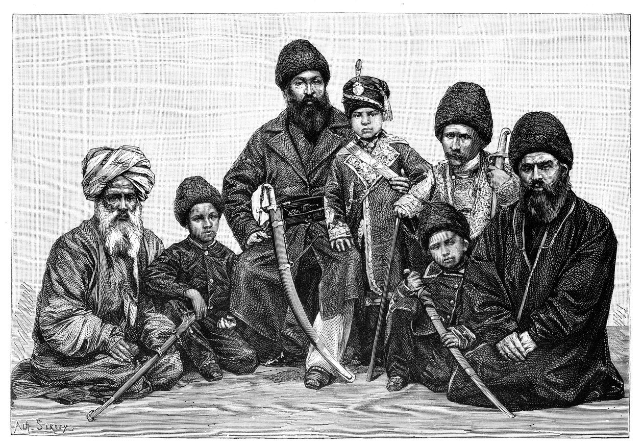 ドゥラニの首長、アフガニスタン、1895 作： 不明