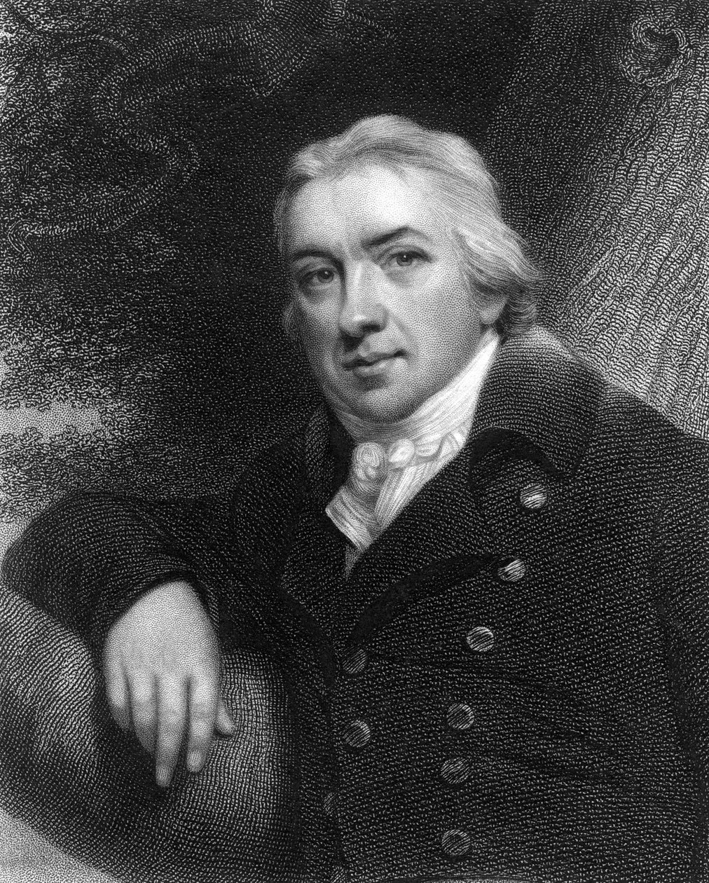 エドワードジェンナー、イギリスの医師、1837年 作： 不明