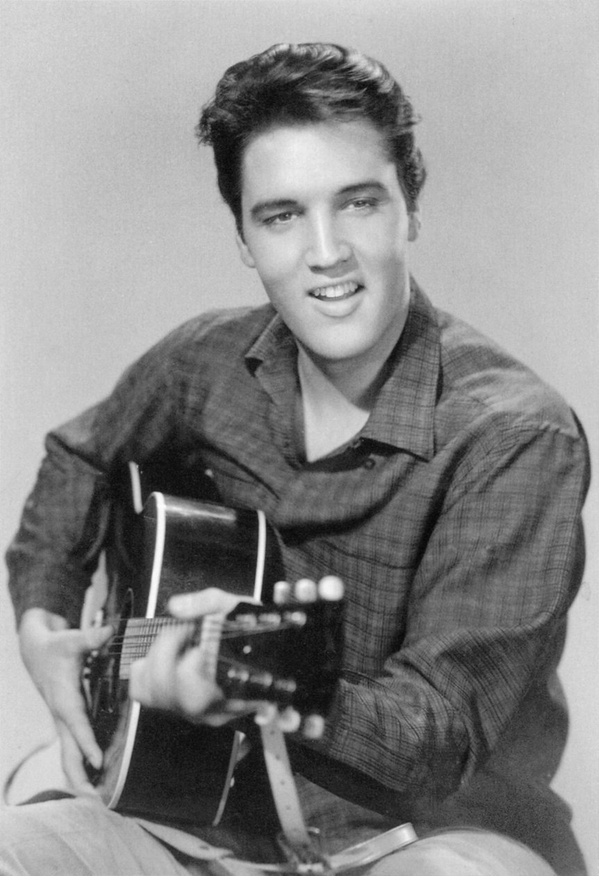 Elvis Presley、アメリカの歌手および俳優、1950年代 作： 不明