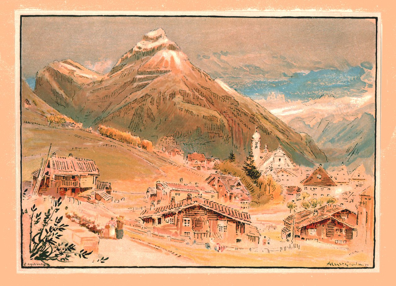 エンゲルベルク、c1900。 作： 不明
