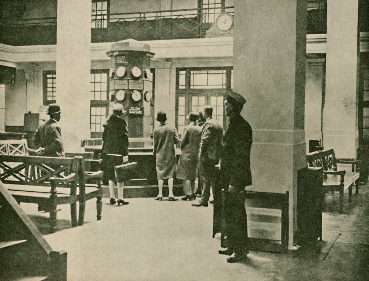 エントランスホール、ロンドンエアステーション、1927年 作： 不明