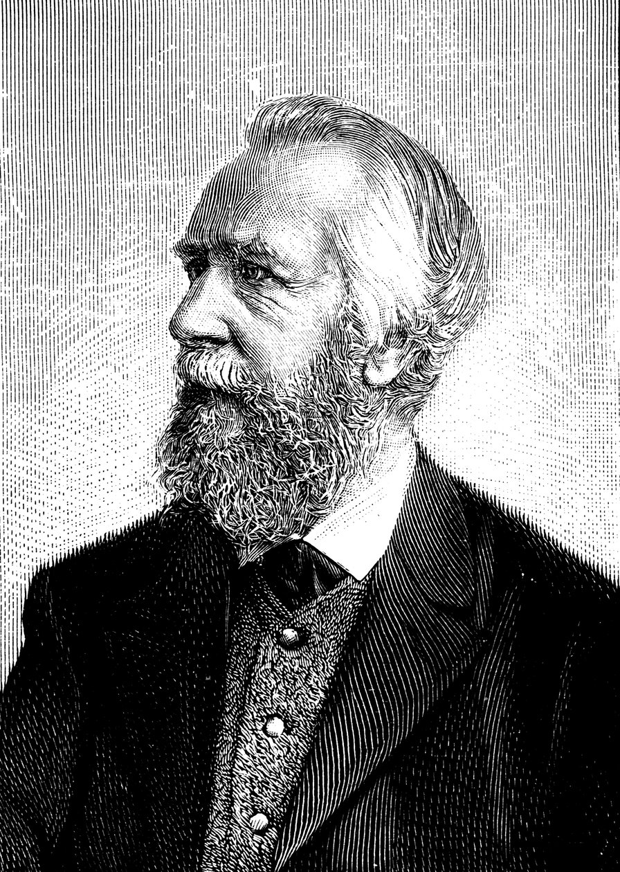 エルンストヘッケル1834〜1919年、ドイツの動物学者で進化論者 作： 不明