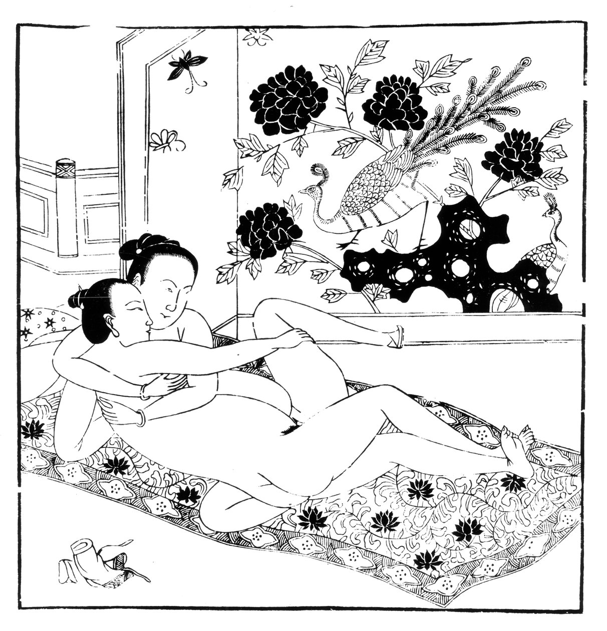 エロ彫刻、中国 作： 不明