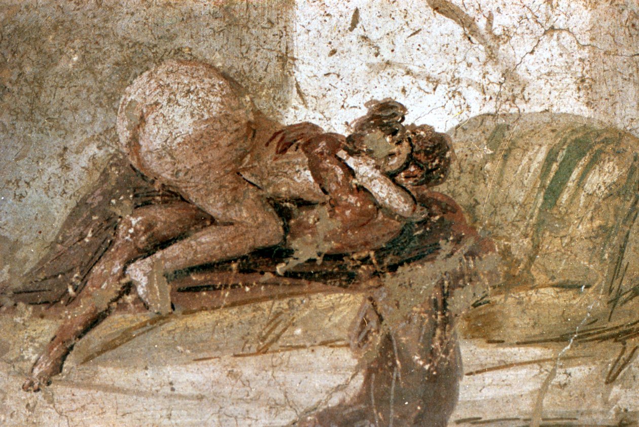 エロ壁画、ポンペイ、イタリア 作： 不明