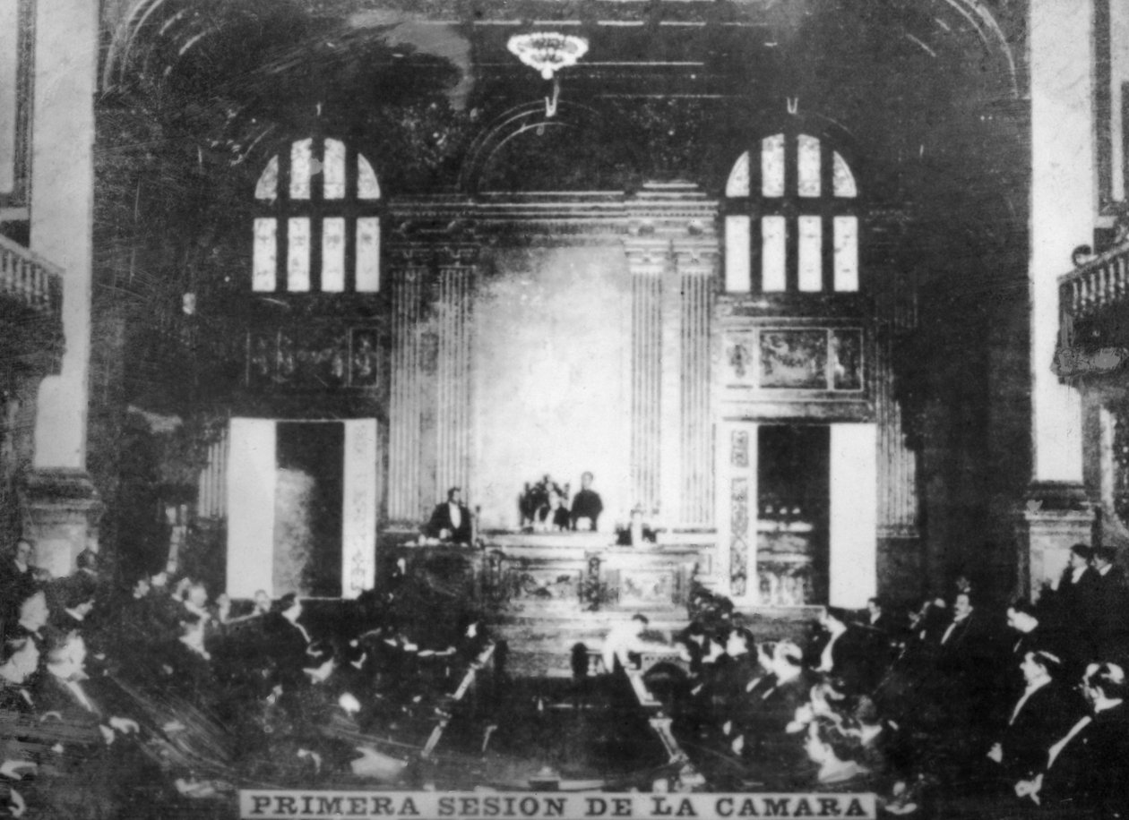 商工会議所の最初のセッション、1902年、1920年代 作： 不明