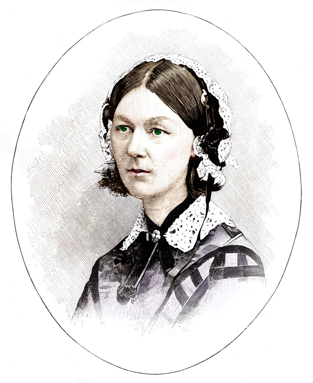 フローレンス・ナイチンゲール1820-1910、イギリスの看護師 作： 不明