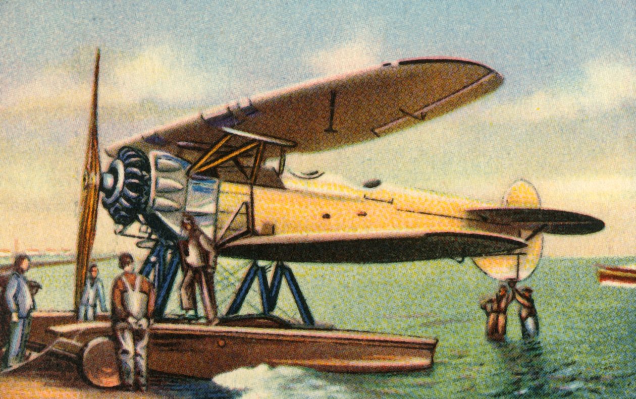 フォッケウルフW 4水上飛行機、1920年代、1932年。 作： 不明