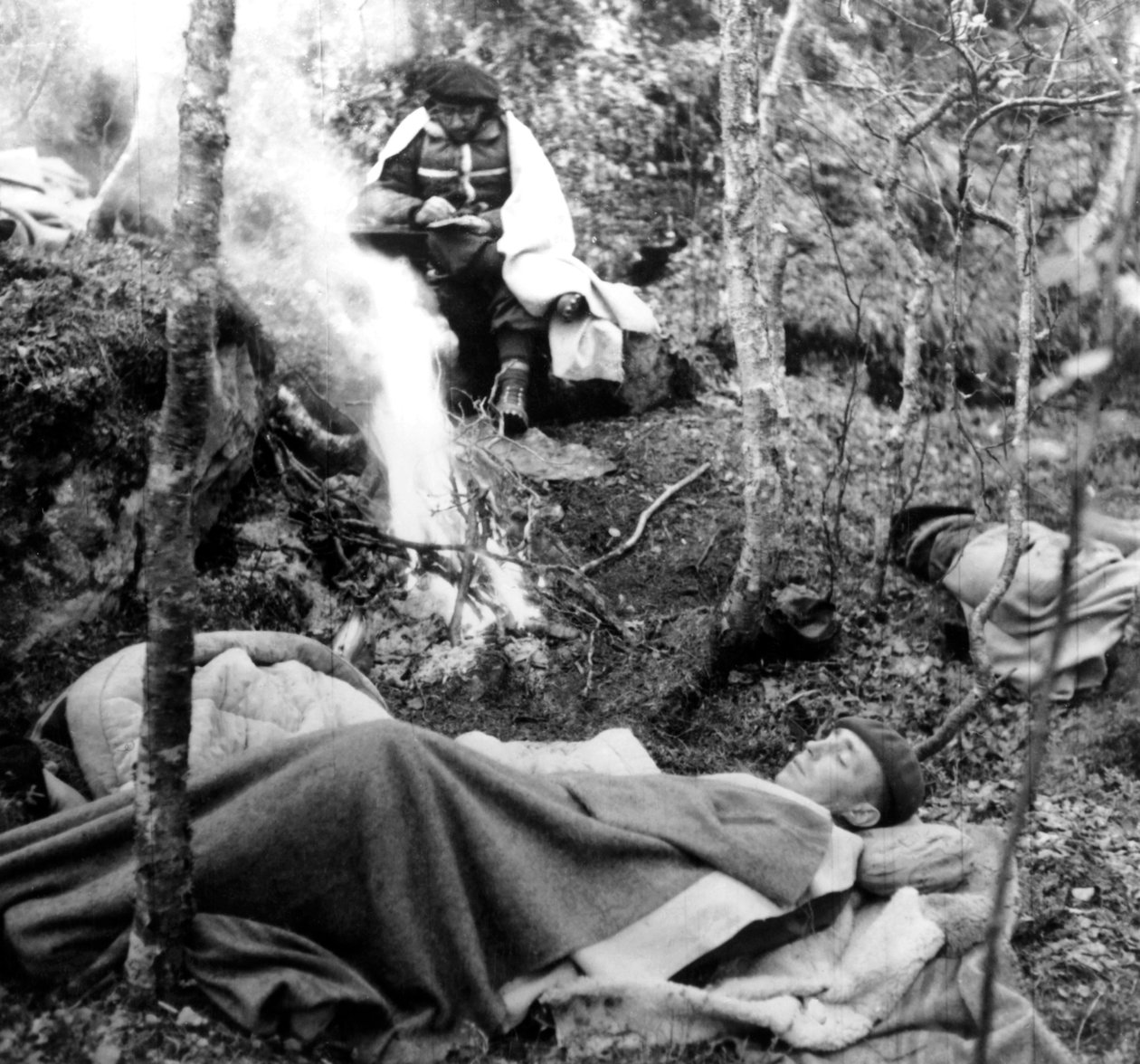 フランスのマキ野営地、フランス、1940-1944 作： 不明