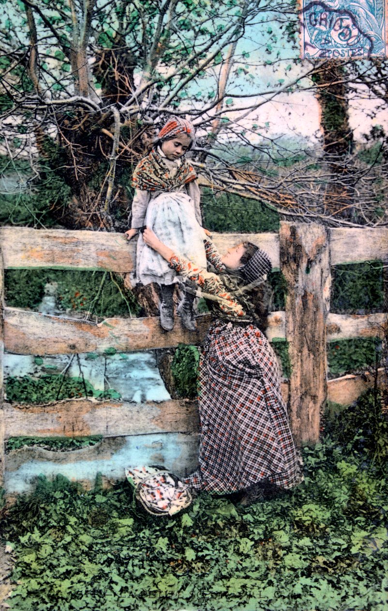 フランスのはがき、c1900 作： 不明