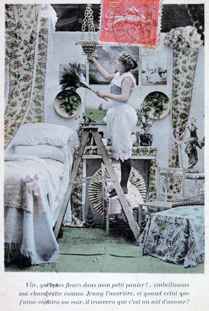 フランスのはがき、c1900 作： 不明