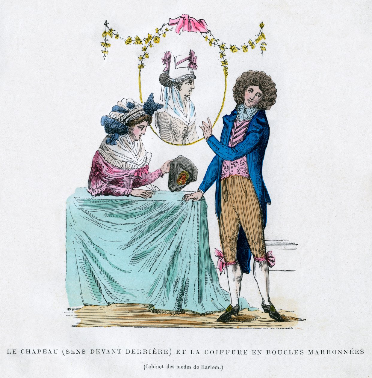 19世紀初頭のフランスのファッションとヘアスタイル1882〜1884 作： 不明