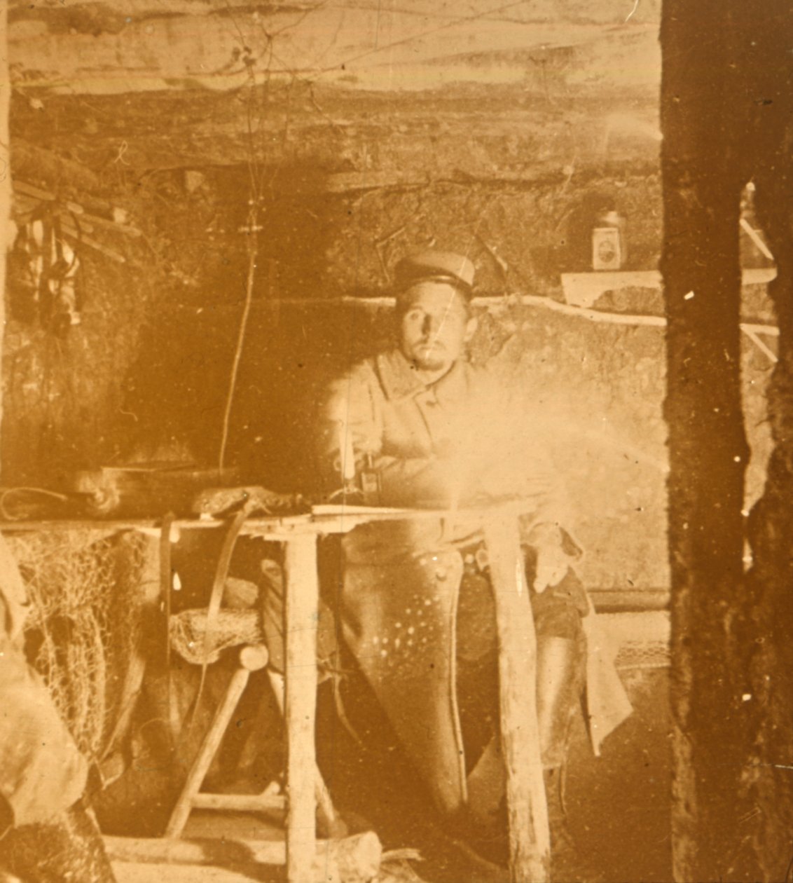 フランスの兵士、地下、c1914-c1918 作： 不明