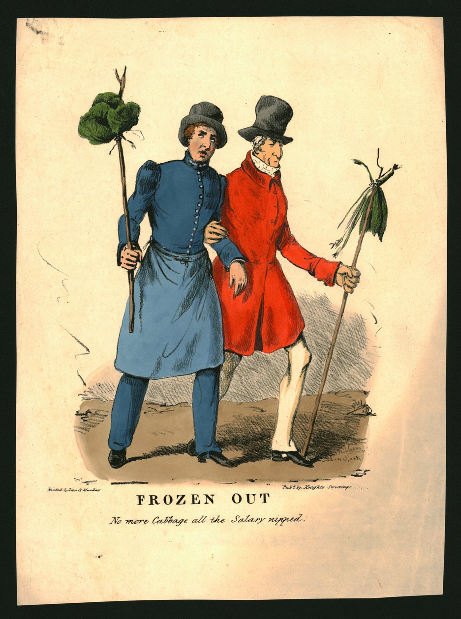 Frozen Out、c1830。 作： 不明