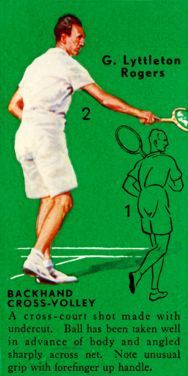 G.リトルトンロジャース-バックハンドクロスボレー、c1935。 作： 不明