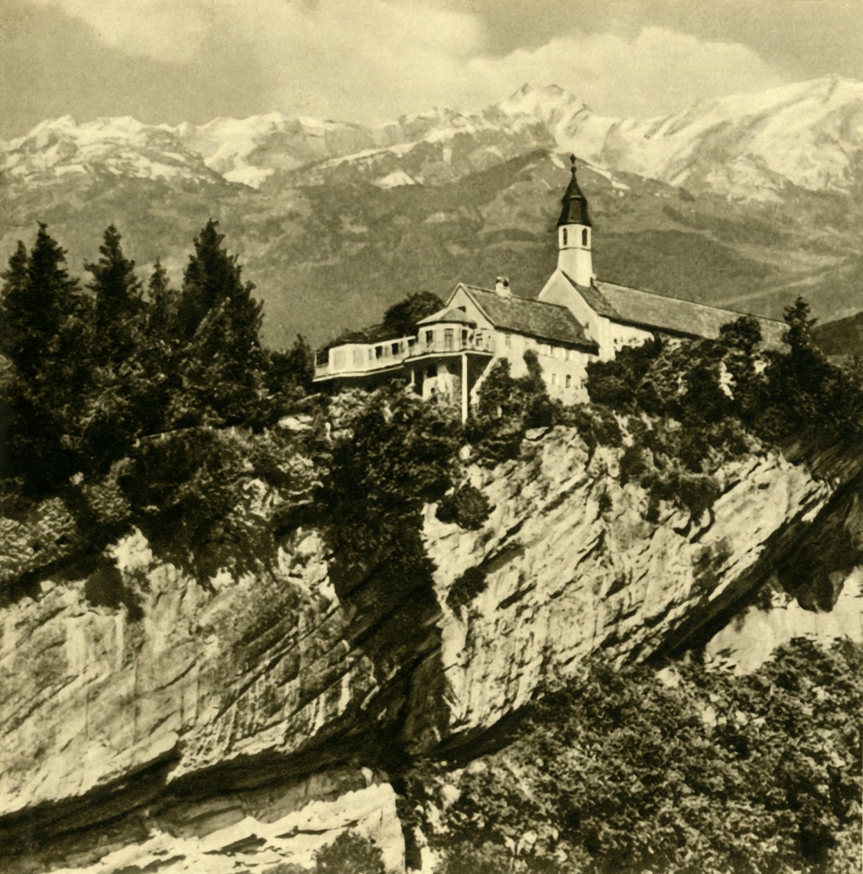 Gebhardsberg、ブレゲンツ、オーストリア、c1935。 作： 不明
