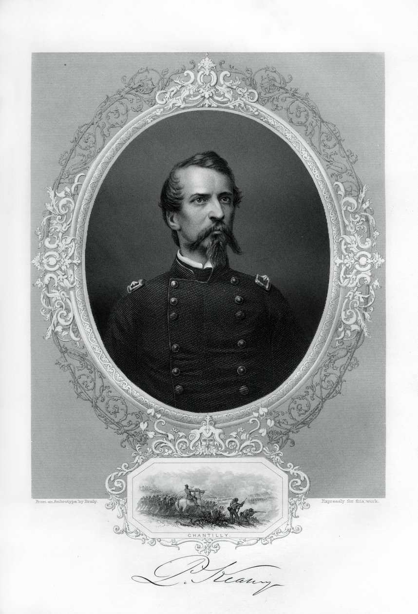 フィリップ・カーニー将軍、米陸軍将校、1862-1867 作： 不明