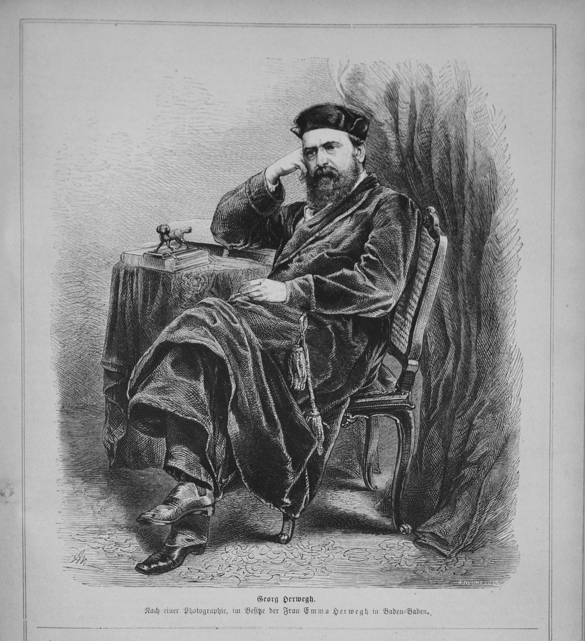 ゲオルグ・ハーヴェグ1817-1875、1870年代 作： 不明
