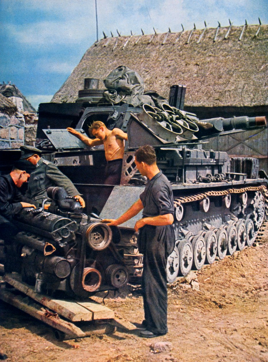 1943年に占領されたフランスのドイツ兵 作： 不明