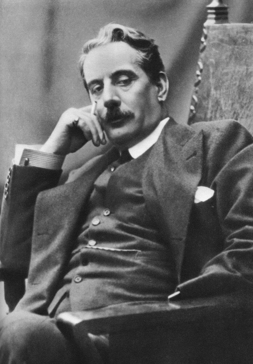 ジャコモプッチーニ1858〜1924年、イタリアの作曲家、1910年 作： 不明