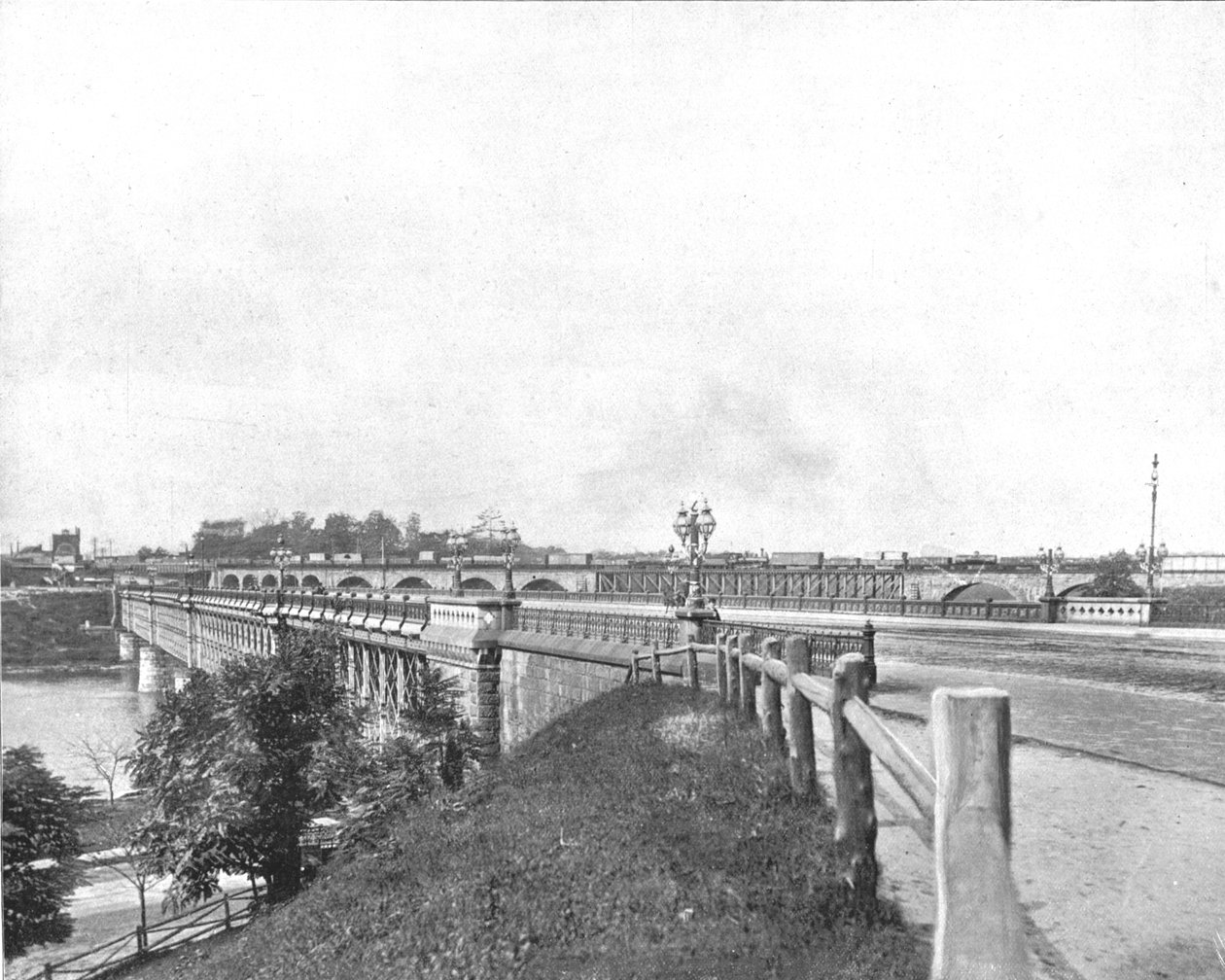 ギラードアベニューブリッジ、フィラデルフィア、米国、c1900。 作： 不明