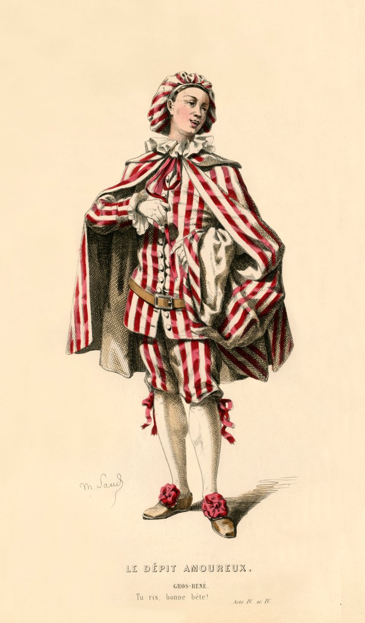 Gros-René、1868。 作： 不明