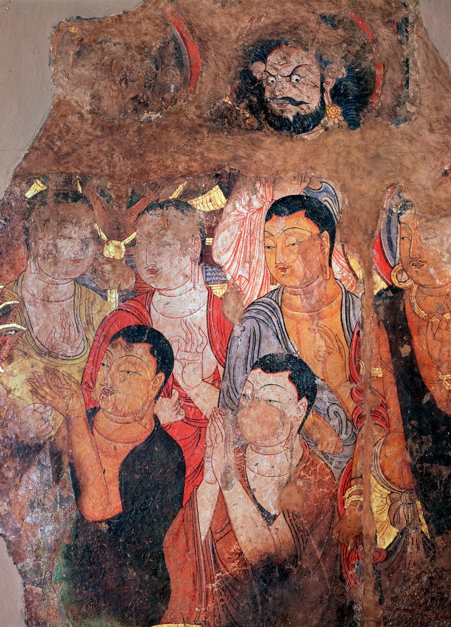 僧侶と菩薩のグループ、9〜10世紀 作： 不明