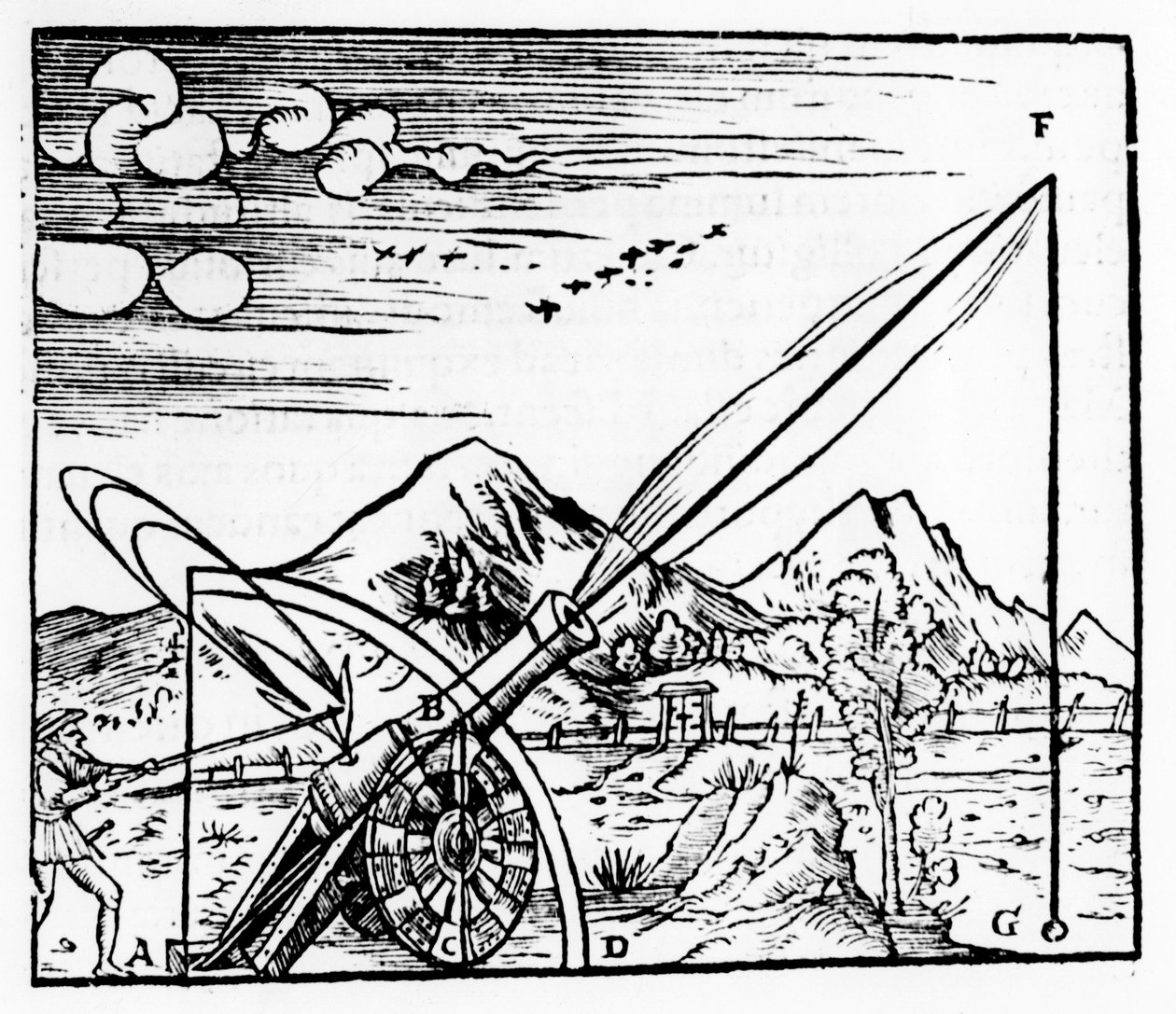 1561年に大砲を撃った砲手 作： 不明