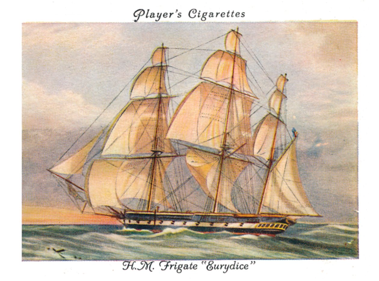 HMFrigate Eurydice、1936年。 作： 不明