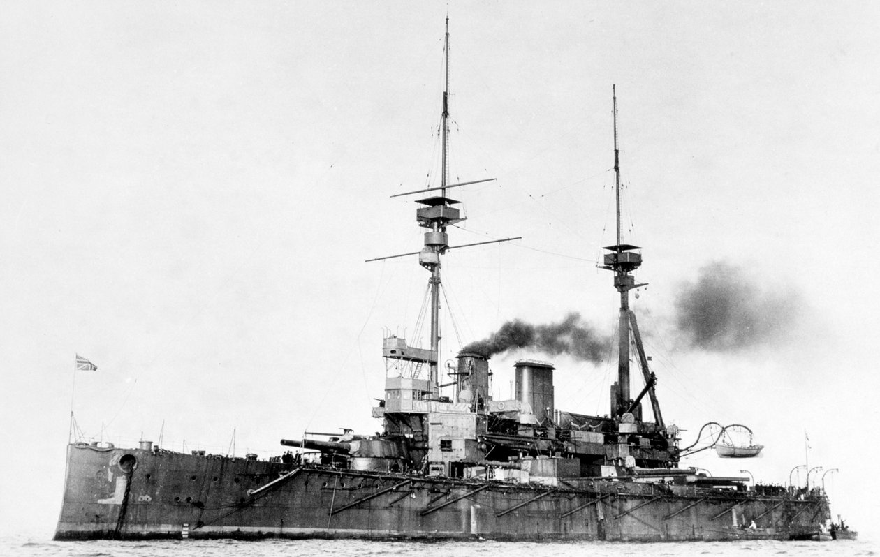 HMSロードネルソン、c1908-1920 作： 不明