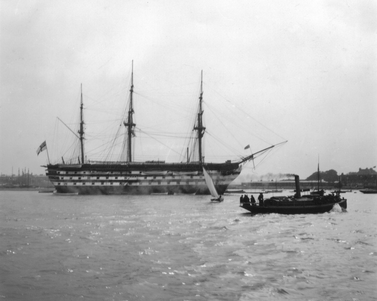HMS勝利、ワイト島、イギリス、1912 作： 不明