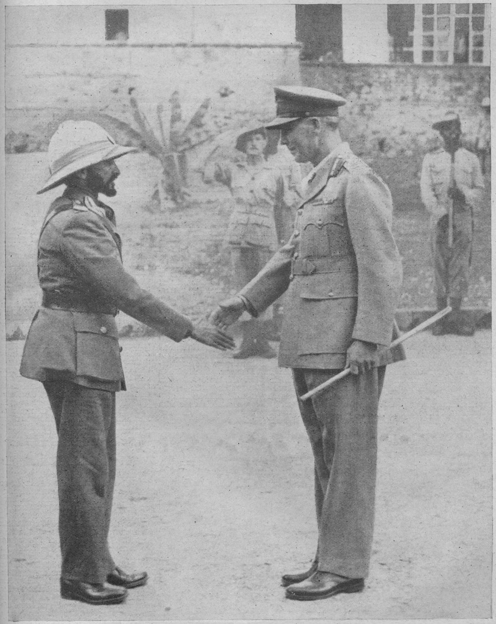 ハイレセラシーとカニンガム将軍、1941年 作： 不明