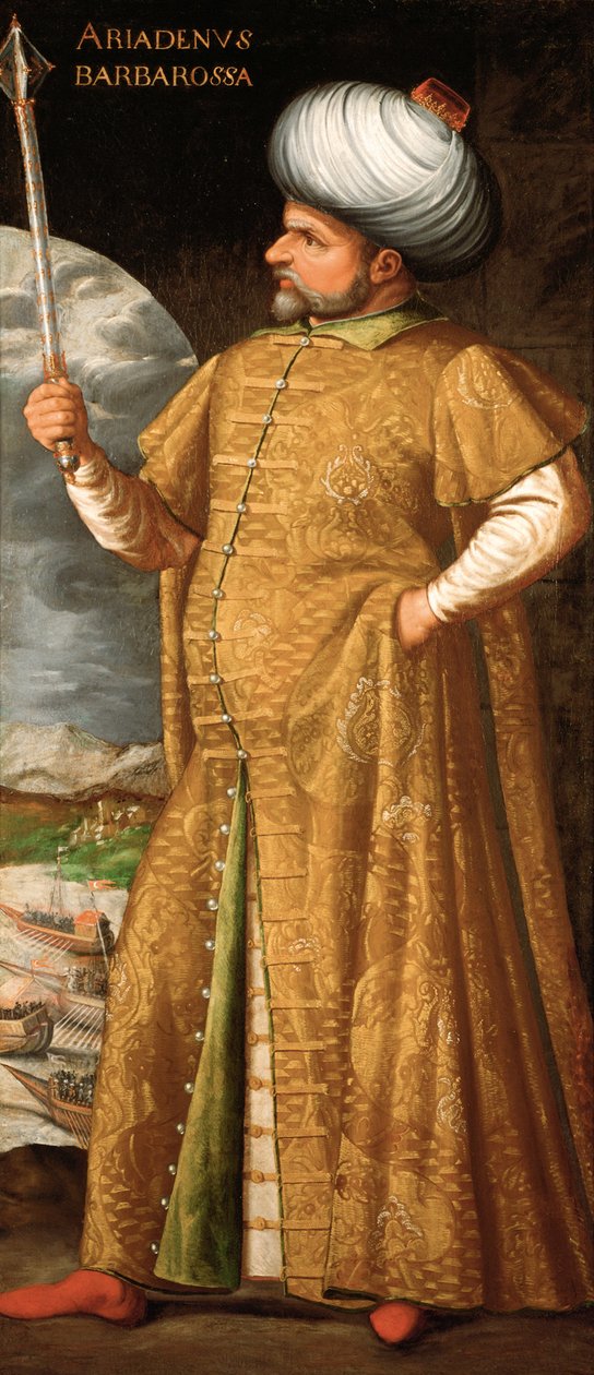 ハイレディン・バルバロッサ、c。 1580年。 作： 不明