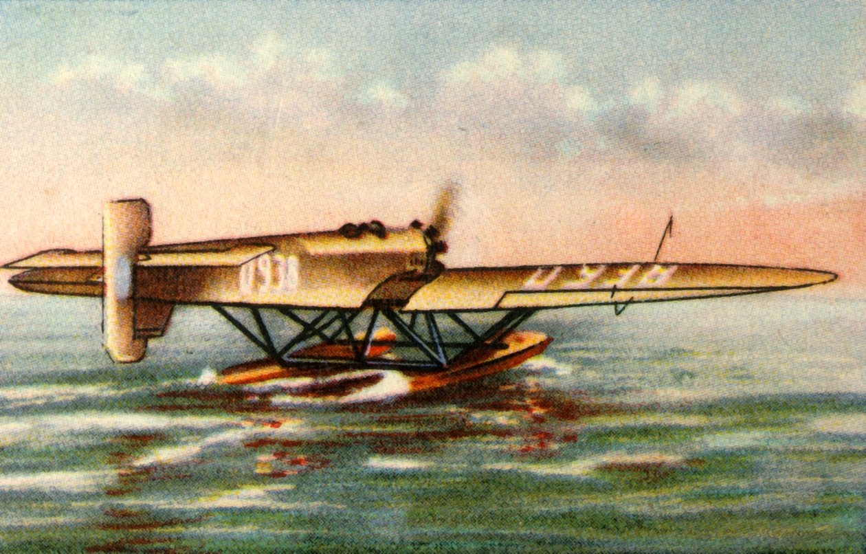ハインケルHe 5b水上飛行機、1920年代、1932年。 作： 不明