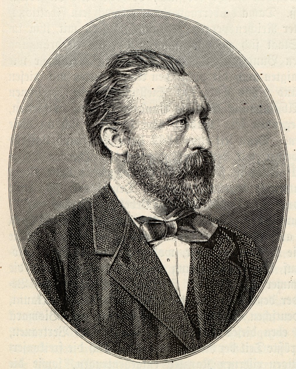 Heinrich von Stephan 1831-1897、総局長。 作： 不明