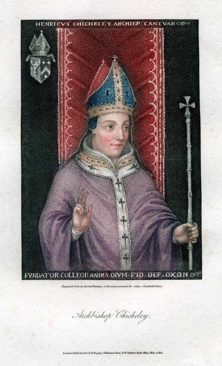 ヘンリーチチェリー、カンタベリー大司教、1805年 作： 不明