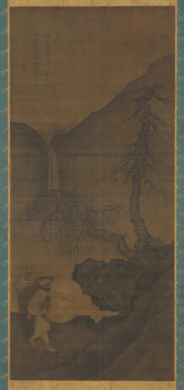 薬草採集者、明王朝、1368～1644年。 作： 不明