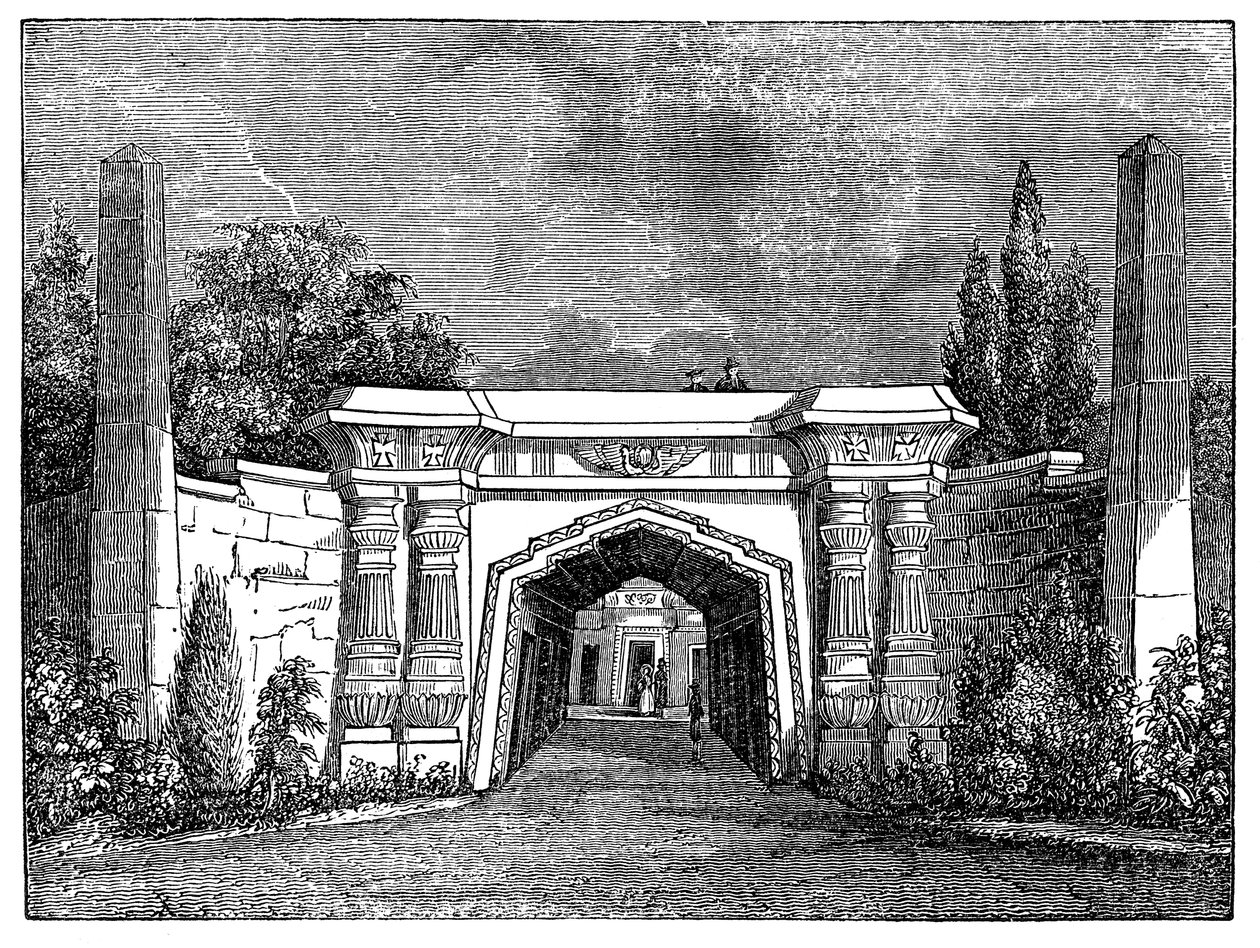 ハイゲート墓地、ロンドン、1838 作： 不明