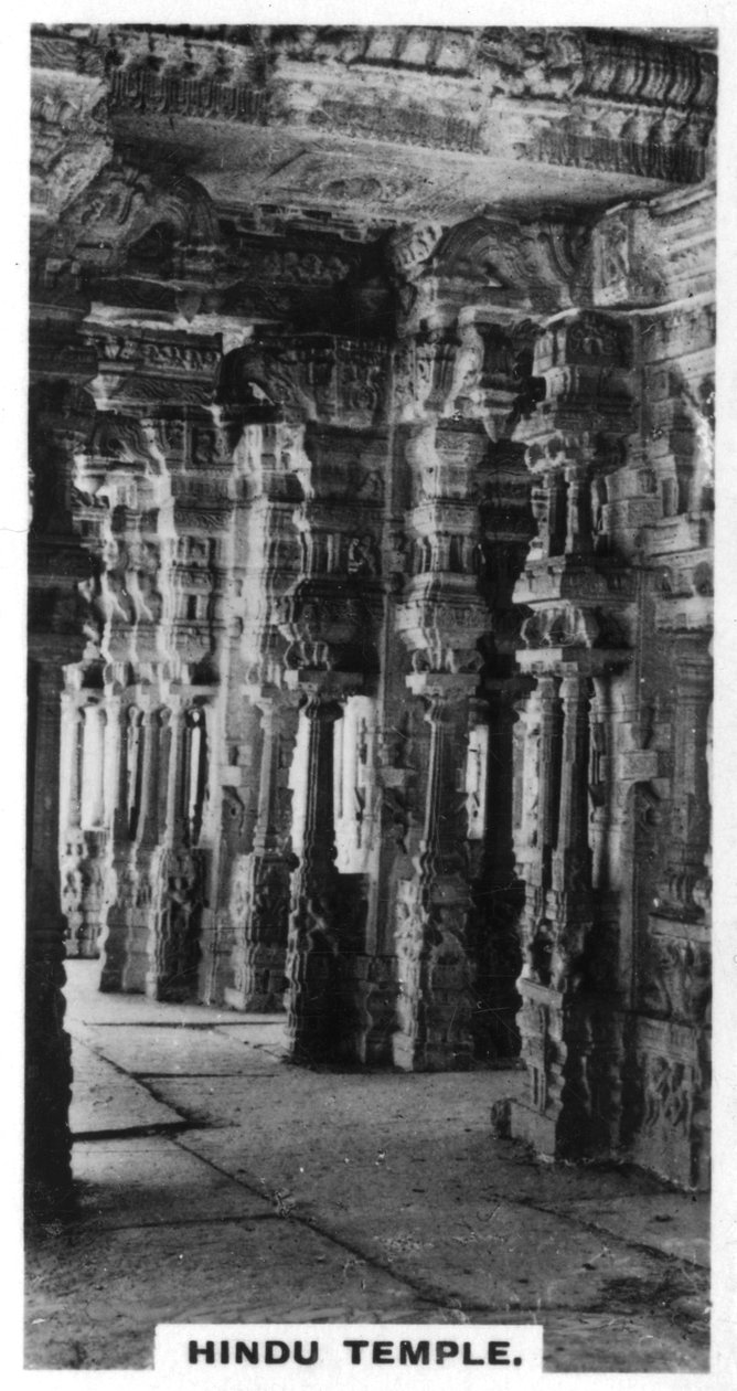ヒンドゥー寺院、ヴィジャヤナガル、インド、c1925 作： 不明