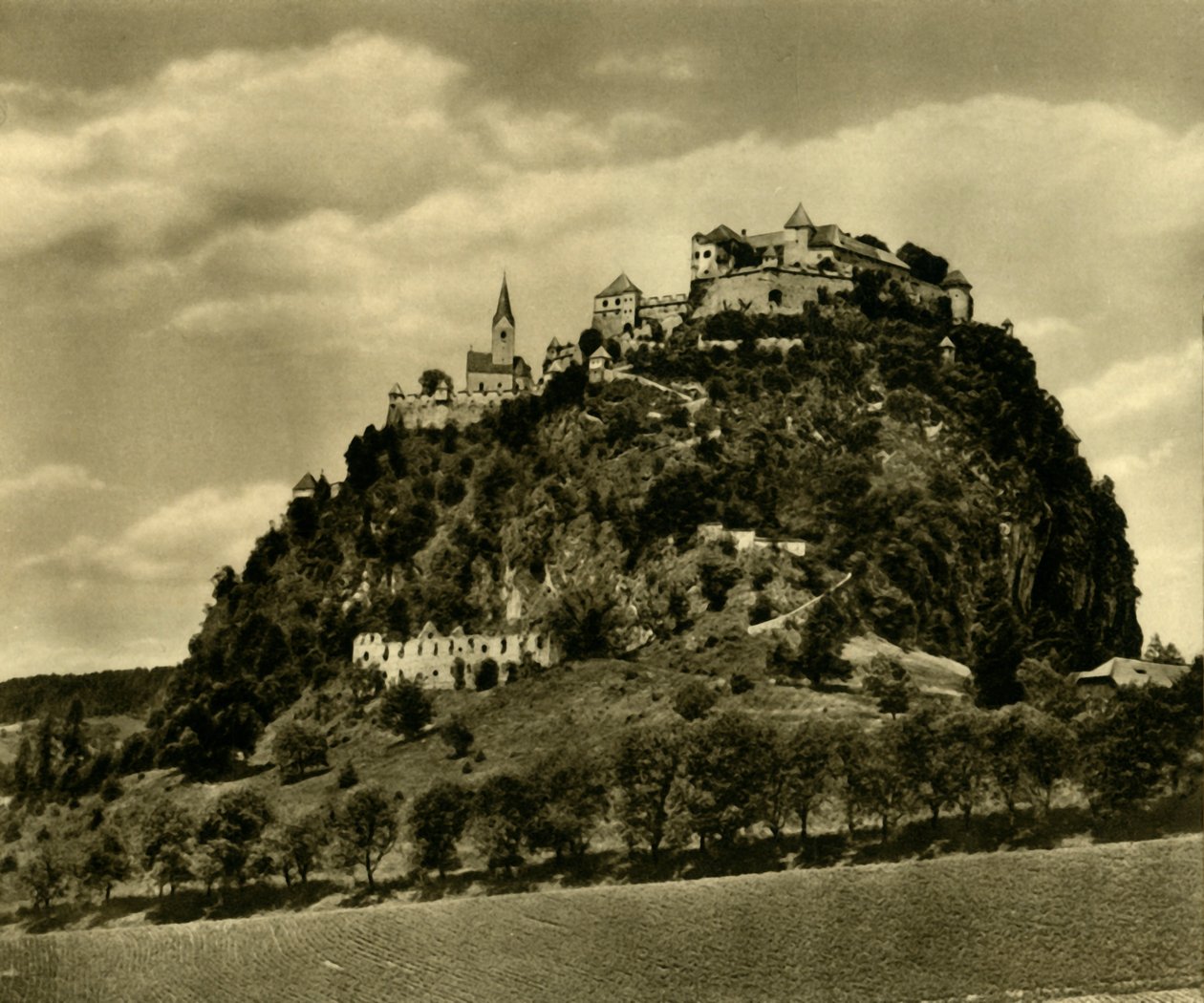 Hochosterwitz城、ケルンテン、オーストリア、c1935。 作： 不明