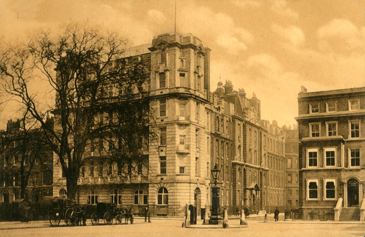 ホメオパシー病院、クイーンスクエア、c1910。 作： 不明