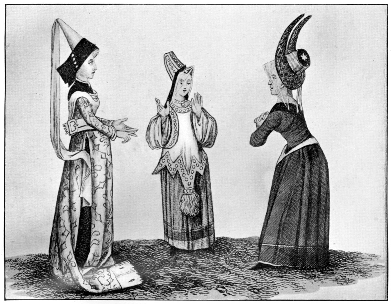 角のある尖った頭飾り、15世紀、1910年 作： 不明