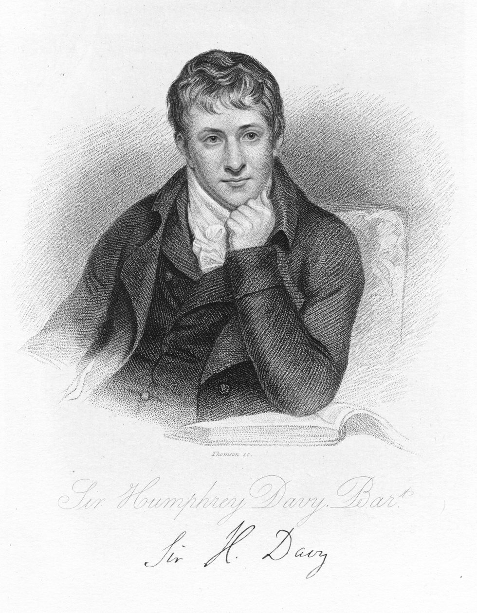 ハンフリーデービー、1803年のイギリスの化学者、c1870 作： 不明