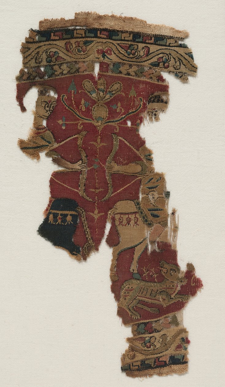 馬に乗るハンター、700年代後半〜800年代。 作： 不明