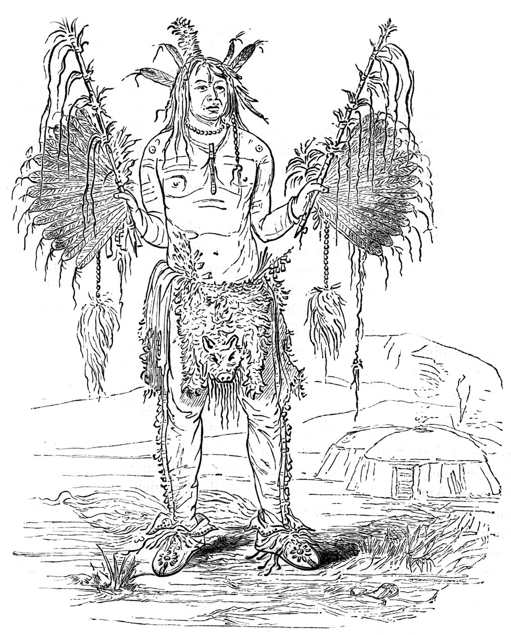 インド医学の男、C1700 C1880 作： 不明