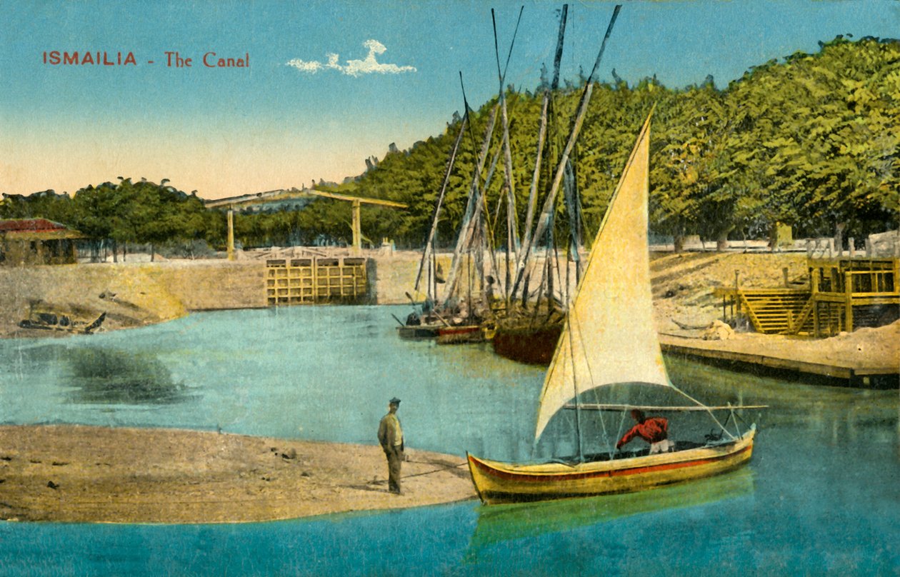 イスマイリア-運河、c1918-c1939。 作： 不明