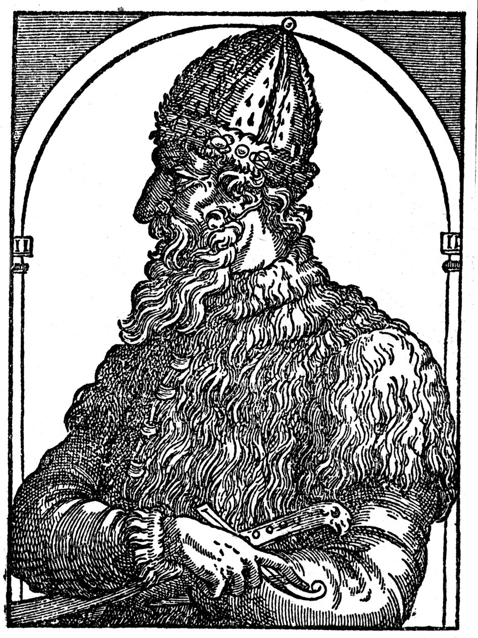 Ivan the Terrible、ロシア皇帝、16世紀 作： 不明