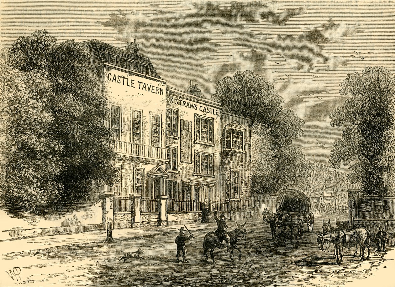 ジャックストロー城、c1876。 作： 不明