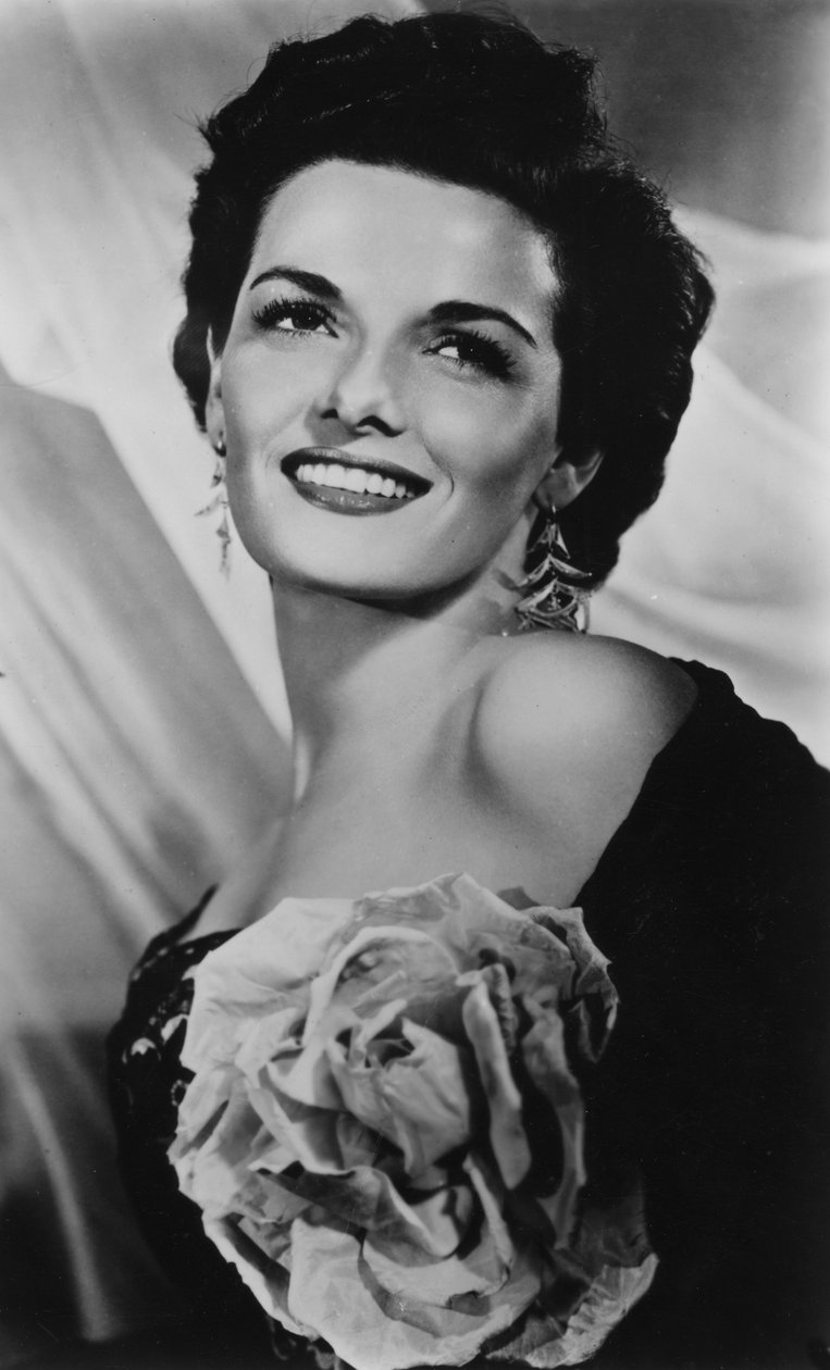 ジェーンラッセルb1921、アメリカの女優、c1940年代 作： 不明