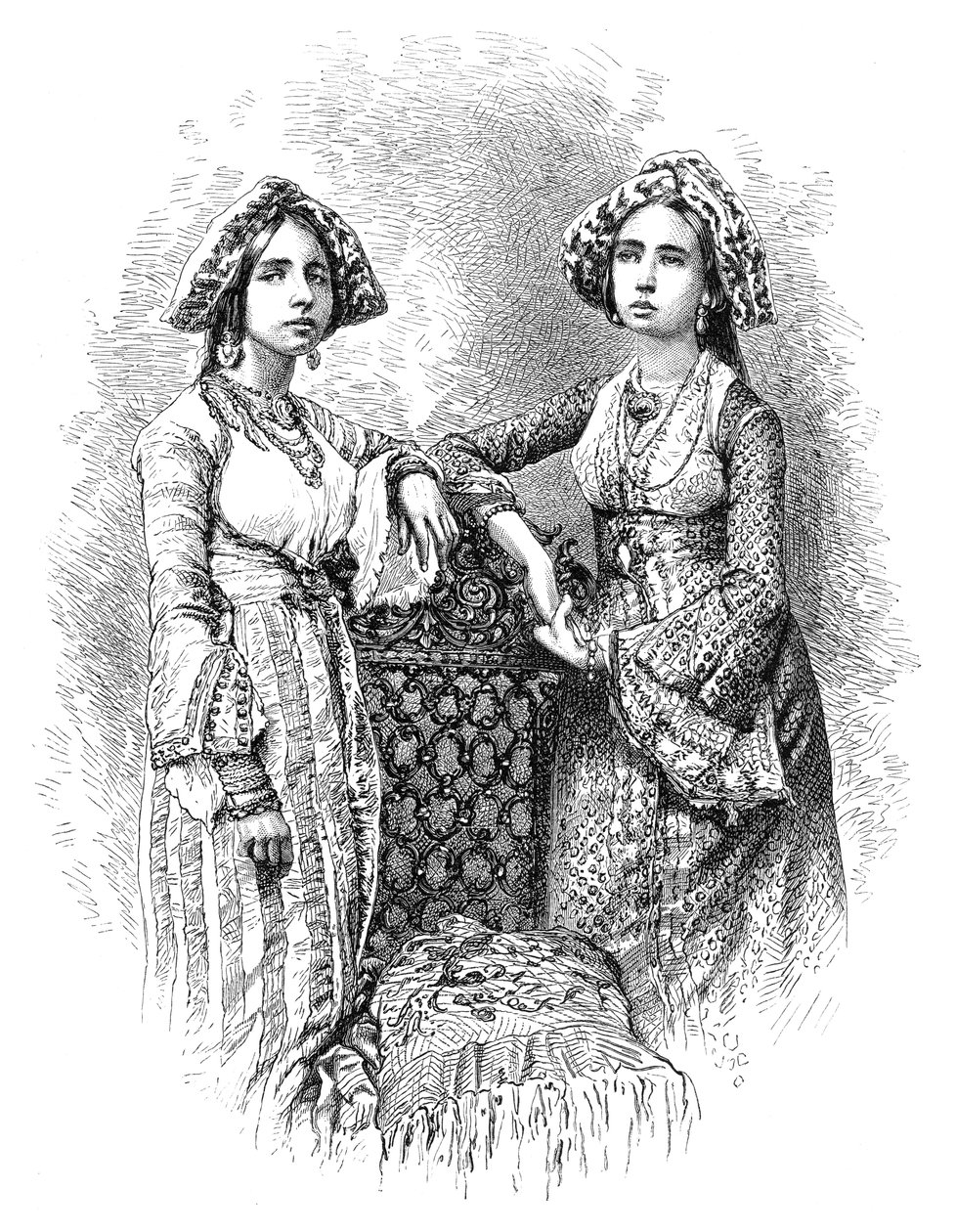 インド、高知のユダヤ人女性、1895年 作： 不明